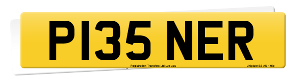 Registration number P135 NER